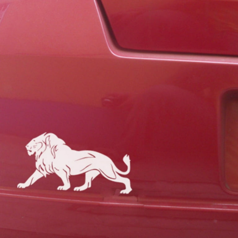 Car Sticker Walking Lion Pattern Vinyl Decals Motorcycle Car