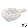 thumbnail image 1 of 2 cajas de limpieza japonesas, caja de , recipiente de para horno de microondas, con rejillas de ventilación, caja de calentamien Macarena Contenedor de calentamiento, 1 of 8