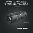 thumbnail image 4 of onlyliua Ofertas Flash Del Día Solo Online Telescopio Monocular 30X52 de Alta Potencia y Compacto para Adultos y Niños, para Observar Aves, Vida Silvestre, Caza, Acampada, Senderismo, Turismo, Blinda, 4 of 7