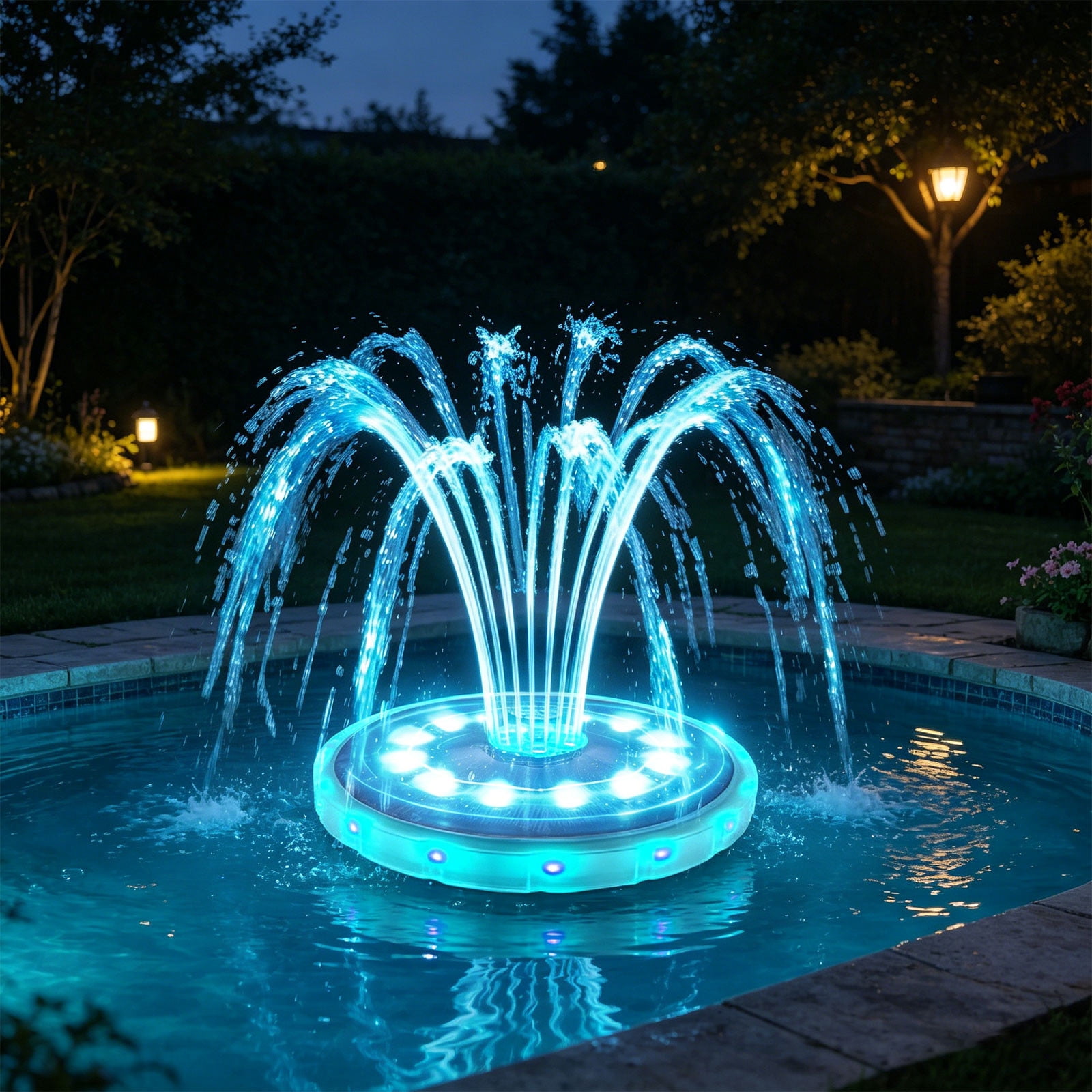 Beforeyayn Bath For Kids Bath Tub Solar Powered, Floating Bathtub Water Spray With Led Lights, Bath Or Pool, Colorful Spray Modes For Ambiance