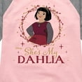 thumbnail image 3 of Disney Wish - Shes My Dahlia - Toddler & Youth Girls Raglan Graphic T-Shirt, 3 of 5