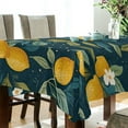 thumbnail image 5 of Yayeee Tablecloths 54" x 54" Rectangle Wrinkle Resistant Party Table Cover, Blue Lemons, 5 of 8