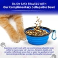 thumbnail image 4 of Pet Fit For Life - Vibrant Collapsible Travel Cat Litter Box - Portable, Foldable, Compact Design with Bonus Water Bowl - Ideal for Car & Camping - Reusable, Cats Safe - Coral, (16"x12"x5"), 4 of 7