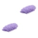 thumbnail image 3 of Bewildely Adorno lujoso de cinta con adorno de flecos de plumas de avestruz teñidas en yarda violeta claro 2Conjunto, 3 of 6
