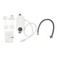 thumbnail image 3 of TFCFL 110V 3500W Mini Electric Instant Hot Water Heater Kitchen Bathroom Tankless Water Heater White, 3 of 15