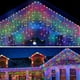 thumbnail image 4 of Luces navideñas LED para decoración exterior, 400 LED de 32 pies con 75 gotas, inserto para decoración de jardín, festivo, 4 of 5