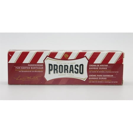 Proraso Emollient & Nourishing Shaving Cream with Sandalwood Oil & Shea Butter, 5.07 (Best Shave Oil 2019)