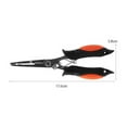 Nose Fishing Pliers Ice Fishing Gear Stainless Steel Hook Remover Braid