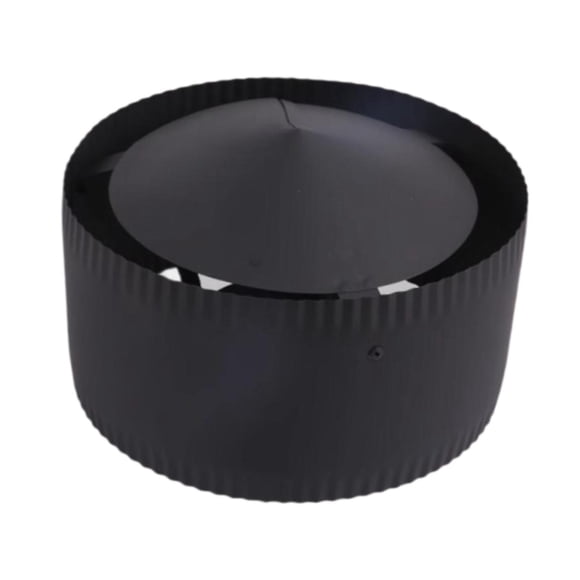 Siruishop Capuchon de Cheminée Couverture de Pluie Coupe-Vent Protection contre la Neige et la Poussière Capuchon de Tuyau Couverture de Cheminée 135 mm