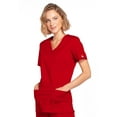 thumbnail image 3 of Cherokee Workwear Core Stretch Women's Scrubs Top Mock Wrap 4728, 3 of 6