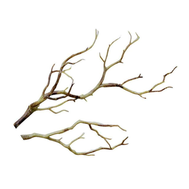 kurtrusly 3pcs Large Wedding Decoration Branch Simulation Plastic Dried Tree Branches Artificial Fake Foliage Plant