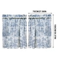 thumbnail image 3 of 2D Printed Kitchen Curtain Panels Washable Decorative Window Drapes, Patterned Light Filtering Window Treatments For Kitchen Home Decor, Durable Easy Care Kitchen Curtains For Dining Space Decoration, 3 of 7