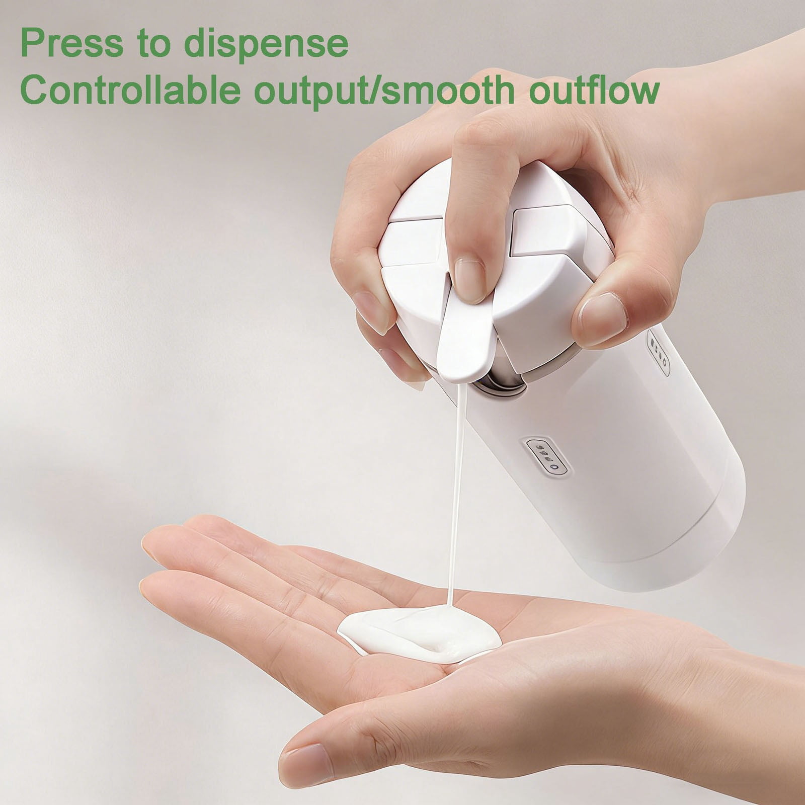 Four in One Travel Bottle Set, White, Press-Type Dispenser for Shampoo Conditioner Body Wash, Leak-Proof Portable Toiletry Containers for Carry on Luggage (1 Pc)