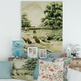 thumbnail image 2 of Cabin In The Green Mountains 30 in x 40 in Painting Canvas Art Print, by Designart, 2 of 4