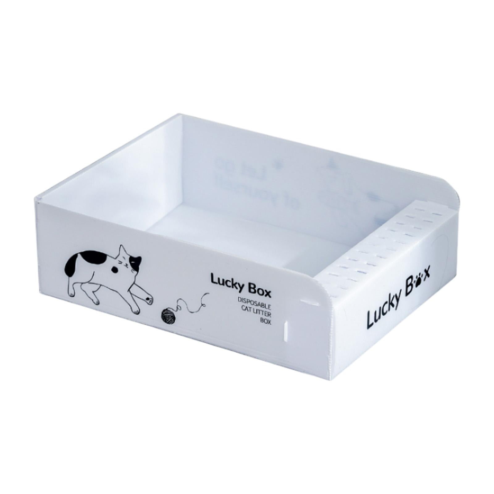 Open Cats Portable Nonstick Disposable Cat Litter Tray 43cmx34cmx13cm Walmart