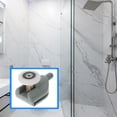 thumbnail image 1 of TABLZONE 10Pcs Sliding Door Wheels Grey Iron For Shower Door Guide Installation, 1 of 6