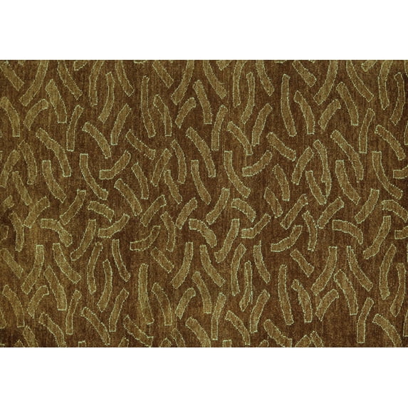 Ahgly Company Indoor Rectangle Abstract Light Blue Modern Area Rugs, 2' x 3'