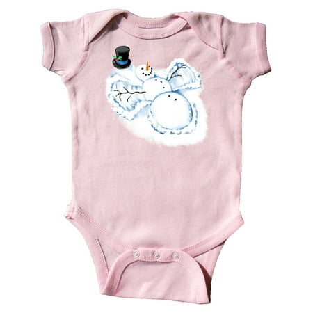 

Inktastic Snowman Angels Gift Baby Boy or Baby Girl Bodysuit