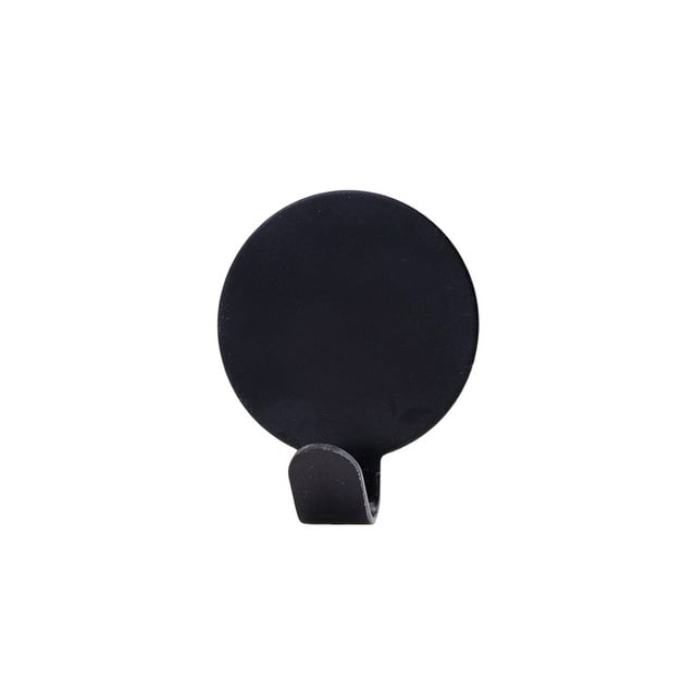 Naiovety Gancho autoadhesivo, práctico soporte colgante multiusos, soportes para ropa montados en la pared, accesorios de baño para el hogar Almacenamiento y organización del hogar Negro