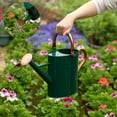 thumbnail image 3 of 1-Gallon Steel Watering Can with Removable Sprinkler Head Ideal for Indoors & Outdoors, Green, 3 of 6