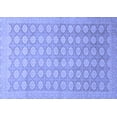 thumbnail image 1 of Ahgly Company Machine Washable Indoor Rectangle Oriental Blue Traditional Area Rugs, 5' x 7', 1 of 4