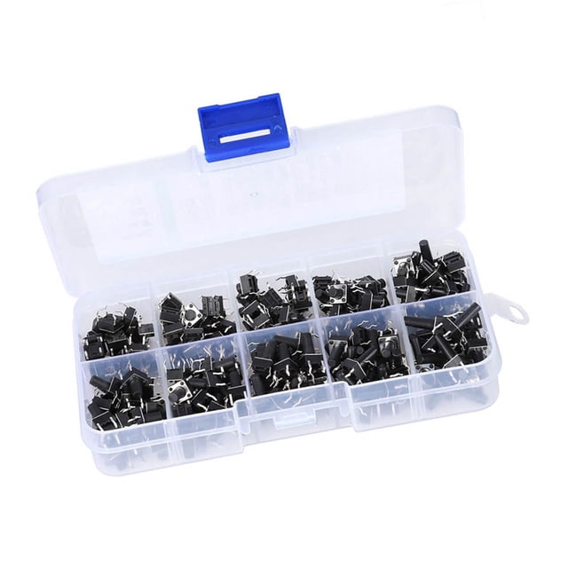 Kit de Interruptor Tactil de 200 piezas, piezas de hardware de accesorios industriales, kits de interruptor de movimiento de 10 w, con instalácreo simple, diseño mejorado, Alto