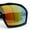 Black - Orange Mirror, variant on Boys Child Size Wrap Shield Aerodynamic Sport Plastic Sunglasses Black - Orange Mirror