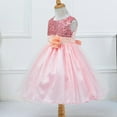 thumbnail image 5 of 3-10T Kids Girls Flower Princess Sequin Dress Birthday Bridesmaid Party Pageant Formal Long Dresses, 5 of 6