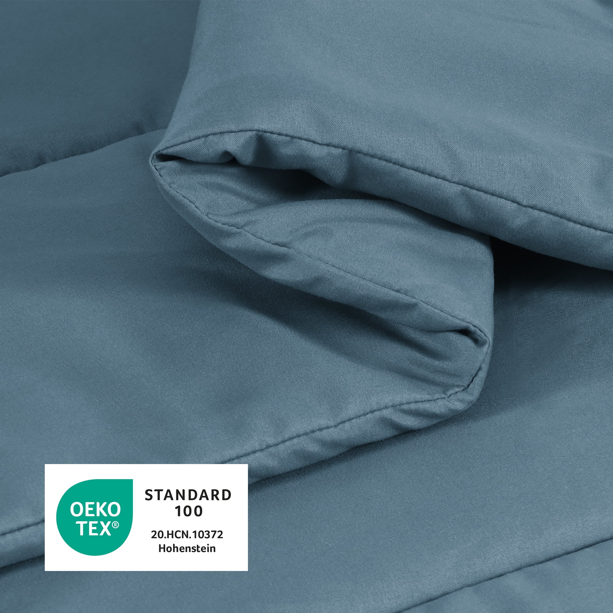 Swift Home High-Filled Down Alternative Comforter, Ultra Soft All Season Hypoallergenic Bedding, Twin, Blue