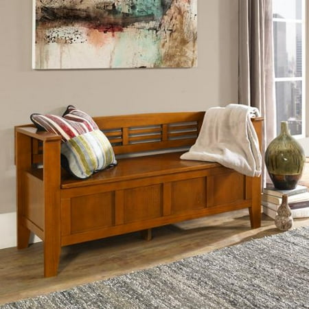 Wyndenhall Chandler Solid Wood 48 Inch Wide Rustic Entryway