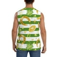 thumbnail image 4 of Fotbe Watercolor St Patrick Day Men's Camiseta sin Mangas Estampada para Hombres, Playera Casual para Gimnasio, Entrenamiento, Playa-XX-Large, 4 of 7