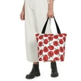 thumbnail image 4 of Lsque Hand Drawn Tomatoes Pattern Beach Tote,Shoulder Handbag,Spacious Tote Bag,Lightweight Travel Bag,Versatile Shopping Bag, 4 of 6