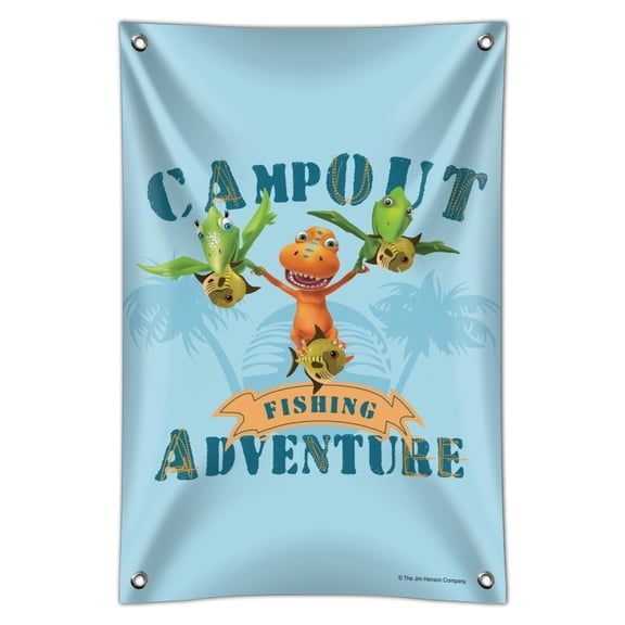 Campout Fishing Adventure Dinosaur Train Home Business Office Sign