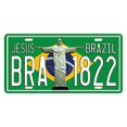 thumbnail image 2 of Letrero metálico de Brasil, placa decorativa para bar, pared, club de coches, garaje, cafetería., 2 of 6