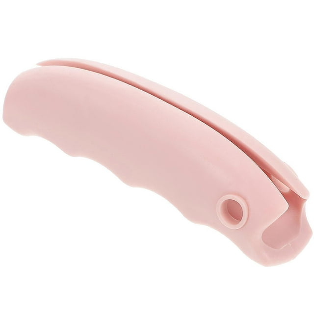 Grocery Bag Holder Silicone Candy Color Portable Vegetables Device One Trip Grips Handle Carrier Lock Kitchen Tool Labor Saving (Random Color)