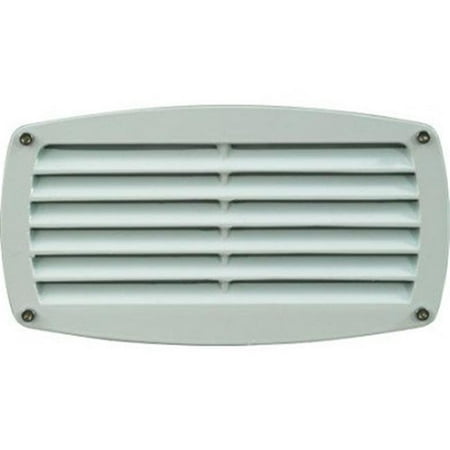 

Recessed Louvered Brick Step & Wall Light White