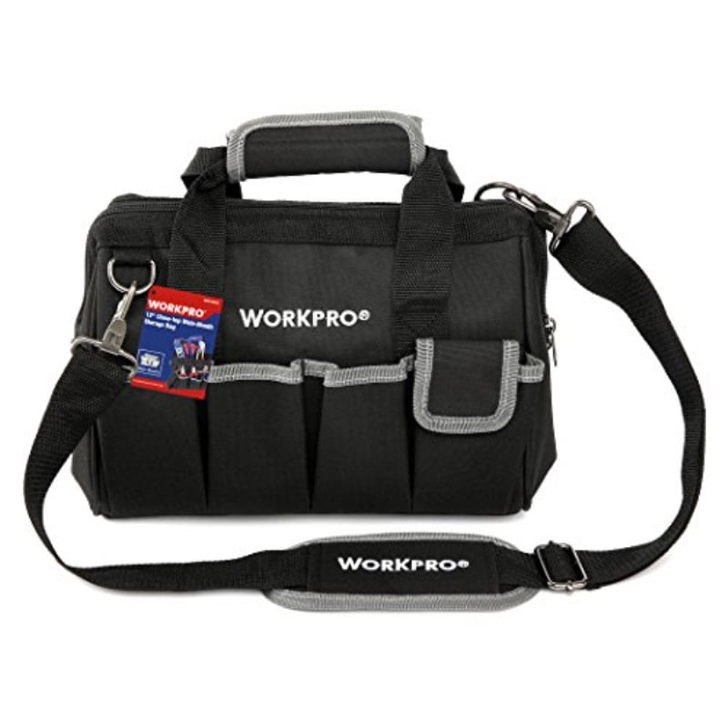 Workpro 12-inch Close Top Wide Mouth Storage Tool Bag W081020A 