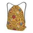 thumbnail image 3 of XMXT Unisex Drawstring Backpack for Women Men, Persian Botanical Illustration Waterproof Gym Bag String Bags for Shopping Sport Travel, m, 3 of 8