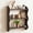 Brown, variant on HAIDAIYA Solid Wood Floating Shelves, 3 Tier Rustic Wall Mounted Wood Display Rack, Farmhouse Hanging Storage Wall Shelf for Bedroom Living Room, Wood