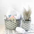 thumbnail image 6 of CoSoTower 3-Pack Stackable Hand Woven Wicker Storage and Laundry Basket with Handles, 6 of 7