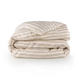 thumbnail image 5 of 100% French Linen Duvet Cover - Twin/Twin XL - Putty & Cream Stripe | BOKSER HOME, 5 of 6