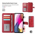 thumbnail image 2 of Moto G Stylus 5G 2021 Case, Premium Leather Flip Zipper Detachable Magnet Wallet Stand Card Holder Case with Crossbody Lanyard Strap Zipper Pocket Cover for Motorola Moto G Stylus 5G 6.8 inch,Red, 2 of 8