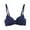 Navy, variant on XUNKUSGA Bras for Women Bow Tie Push Up Underwire Adjustable Straps Lace Bra Comfortable Minimizer Bralettes for Women