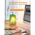 thumbnail image 6 of NFTIGB Space Heater Portable Desktop Electric Heater for Home, 1500W PTC Ceramic Fast Heating, New, 6 of 7