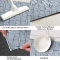 thumbnail image 3 of Blue Geometric Striped Pattern Kitchen Rug Mat,Kitchen Runner Rugs Non Skid Washable,Decorative Kitchen Floor Mats for Kitchen,Sink,Laundry,17"X47", 3 of 5