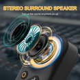 thumbnail image 3 of Altavoz Bluetooth GOTOOLZ con clip, inalámbrico, resistente al agua IPX5, 3 of 7