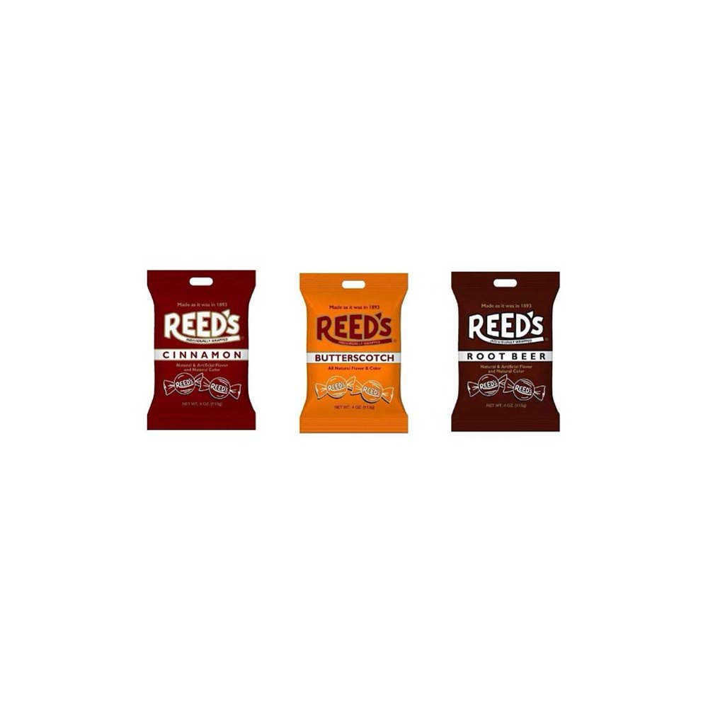 Reed's Classic Hard Candy Bags Variety Pack Butterscotch, Root Beer