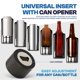 thumbnail image 5 of Enfriador de latas Frost Buddy Universal Buddy de acero inoxidable aislado, 5 of 9