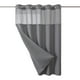 thumbnail image 1 of Cortina de Ducha Moonlightblue Sin Ganchos con Forro de Repuesto, Tela Impermeable de 230 G/M², Juego de Cortina de Ducha para Baño de Hotel con Malla, 1 of 6