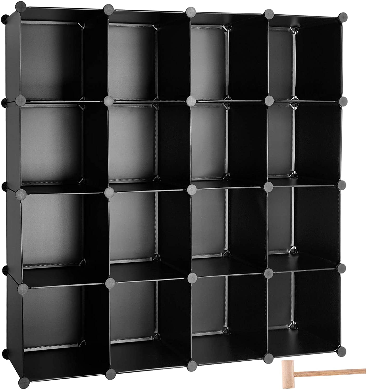 GUAIPOU Wire Cube Storage Organizer, 12Cube Metal Storage Shelves